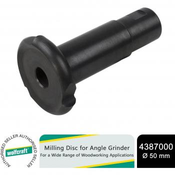 WOLFCRAFT 4387000 Disco de fresado para amoladora D-50 mm Fresa de disco para amoladora angular