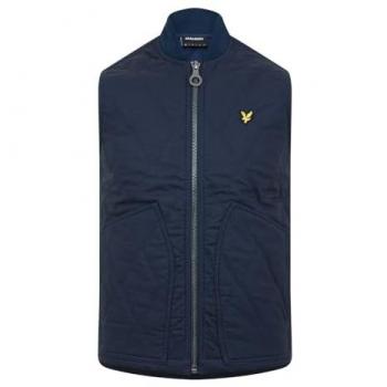 Lyle & Scott Sleeveless Puffer Vest Muddy Navy