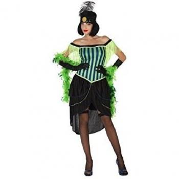 ATOSA disfraz cabaret mujer adulto verde M