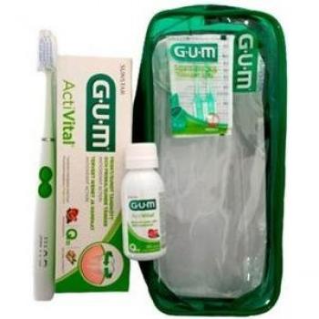 Gum Pack Neceser Sonic + Cepillo + Pasta Activital + Colutorio