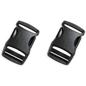 Tatonka SR-Buckle 20mm Pair - Black Quick Release Clips