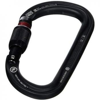Petzl Am'D Screw-Lock Black Carabiner