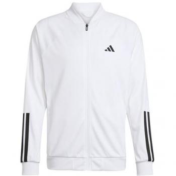 Chaqueta de Entrenamiento Tejida 3 Rayas Adidas para Hombre - Blanco, Negro