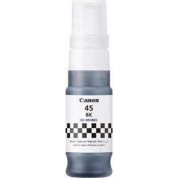 Botella de Tinta Original Canon GI-45 Negro 70 ml para Impresoras MAXIFY GX1040 y GX2040 (3000 páginas)