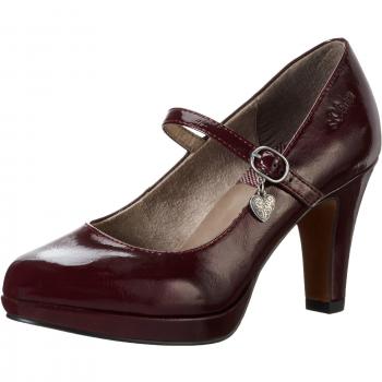 s.Oliver 24400, Mary Jane Para Mujer, Rojo