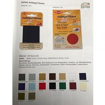 Kleiber 33001 - Parche termoadhesivo, Color Gris Oscuro