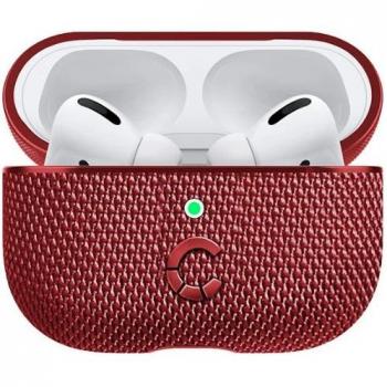 Funda Protectora Cygnett TekView para Auriculares Apple Pro - Roja