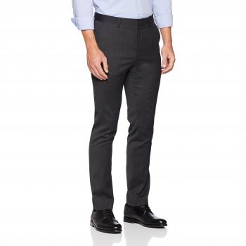 SELECTED HOMME Slhslim-Mylobill TRS B Noos, Pantalones de Traje para Hombre, Gris