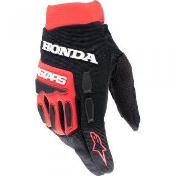 Alpinestars Honda Full Bore Off-Road Motocross Gloves - Black Red XL