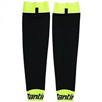 Santini 365 Be Hot - Manguitos de ciclismo para hombre, color amarillo, talla UK: X-L/XX-L