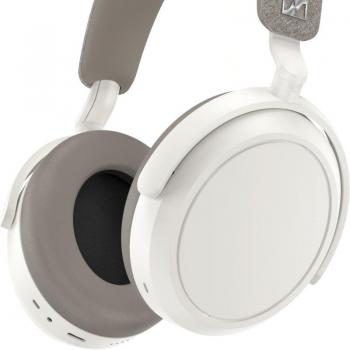 Sennheiser Momentum 4 Wireless Noise-Canceling Headphones (60h Battery Life, White)