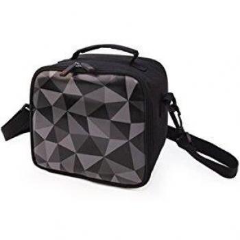 BOLSA PORTA-ALIMENTOS FREESTYLE NEGRA +2 CONTENEDORES