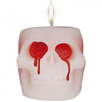 Vela de Calavera con Sangre de 6 cm