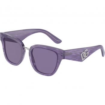 Dolce & Gabbana DG4437 Sunglasses, Female, Purple, Size: 51 MM, Color: 34071A Donna Farfalla Viola
