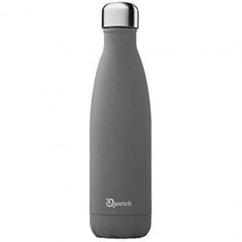 Botella Isotérmica de Acero Inoxidable 500 ml - Gris Granito Qwetch