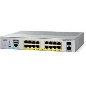 Cisco Switch/Cat 2960L 16GigE 2x1G SFP, gray