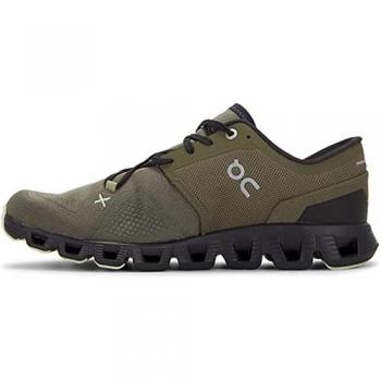 On Cloud X 3 Men's Low-Top Sneakers - Olive Reseda