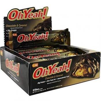 Oh Yeah! Nutrition Chocolate y Caramelo 12 Bares 1020 g