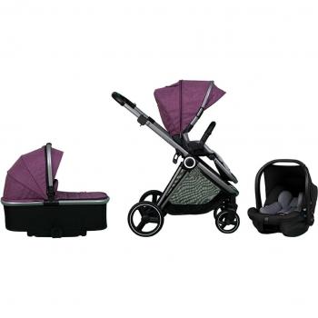 Carro de bebé trío Casualplay Match 3 Space + Capazo + Silla de coche Verai i-Size