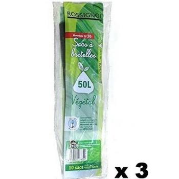 ROSSIGNOL-Rodillos de rocío 3 x 10 bolsas de basura de 50 L