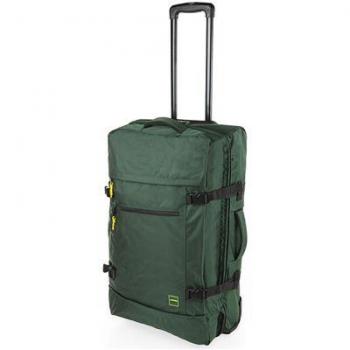 Maleta grande de viaje Jaslen Kaki con sistema de seguridad TSA y material resistente