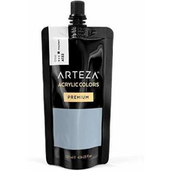 ARTEZA Pintura acrílica para manualidades y arte | Tubo de 120 ml | Acrílico de color Gris