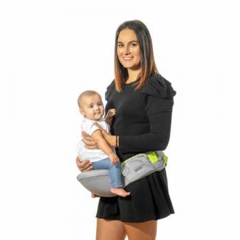 Cinturón Portabebés Evolutivo con Bolsillos Seccaby InnovaGoods - Cinturón ergonómico para llevar a niños pequeños, incluye 2 bolsillos, correa ajustable y funda con cremallera
