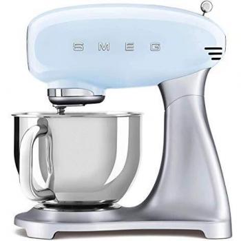Smeg smf02pbeu Robot de Cocina, 800 W, 4.8 litros, Acero Inoxidable, 10 Velocidades, Azul