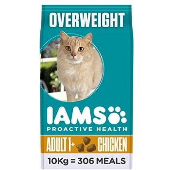 IAMS Proactive Health - Comida para Gatos con Pollo para Gatos esterilizados y con sobrepeso, 10 kg