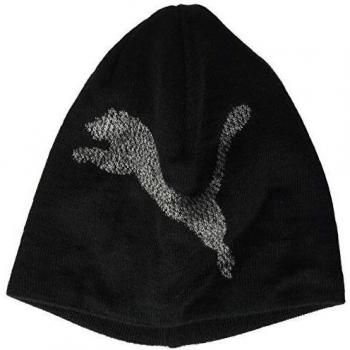 PUMA ESS Logo Beanie Gorro, Unisex Adulto, Black-Big Cat