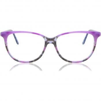 Cat Eye Montura Completa Plástico Purple Armazones para Mujer - Gafas Recetadas Anti-Azules - SmartBuy Collection