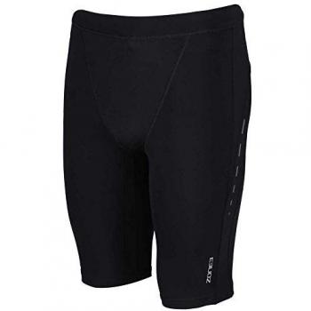 Zone3 Mallas Cortas Rx3 Compression para Hombre, Color Negro/Gun Metal, Talla XS