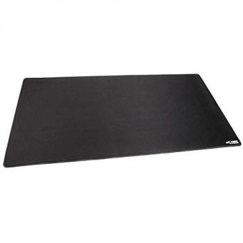 Glorious PC Gaming Race Alfombrilla Gaming XXL Negro con superficie de tela suave, base de goma antideslizante, tamaño extra grande para mayor espacio de movimiento y diseño minimalista