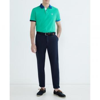 Polo Hombre North Sails Algodón Orgánico con inscripción bajo cuello