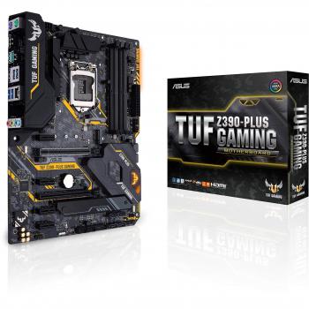 Asus Intel Z390 ATX - Placa base gaming con OptiMem II, Aura Sync RGB iluminación LED, DDR4 4266+ MHz , 32Gbps M.2, Intel Optane memory ready, y USB 3.1 Gen 2.
