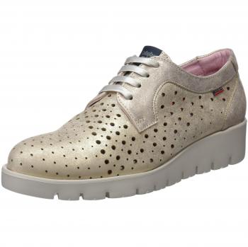 Callaghan haman, Zapatos de Cordones Derby para Mujer, Dorado