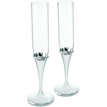 Wedgwood Vera Infinity Toasting Flute Pair