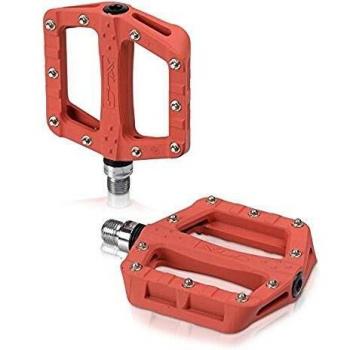 XLC MTB Trekking Pedales, Unisex, Pedale MTB Trekking, Rojo, Rojo
