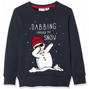 NAME IT Nmmricool LS Sweat Box BRU Sudadera, Azul