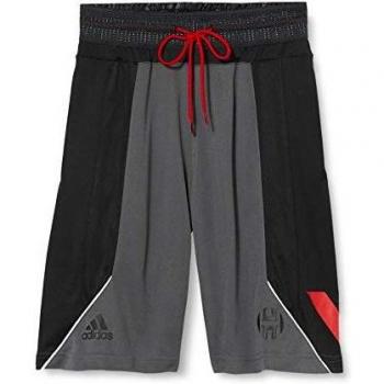 adidas Harden Short Pantalones Cortos de Deporte, Hombre, Grey Six/Black, M