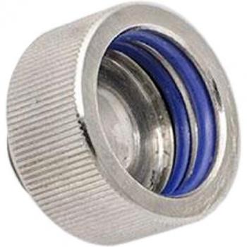 EK Water Blocks HD Adapter G1/4 Inch AG to 16/12mm Hardtube - Nickel Silver Cooling Accessory