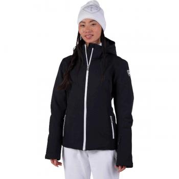 Chaqueta de esquí con capucha Rossignol Velika negra para mujer - XL