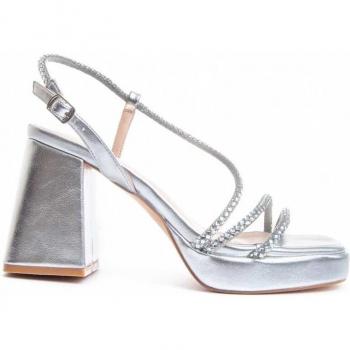 Sandalia de Tacón para Mujer Montevita Festsand5 88522 Plateado