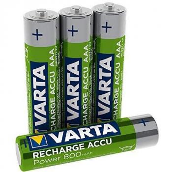 Varta AAA Rechargeable NiMH 800 Mah Pack 4