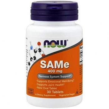NOW Foods SAMe (S-Adenosyl Methionine), 400mg - 30 Tablets