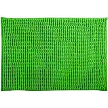 MSV Alfombra DE BAÑO Oruga 40X60 CM Basil, Color Verde, 40 x 60 cm