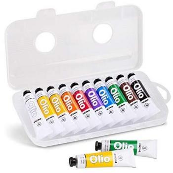 CMP – Morocolor - Estuche 10 colores al óleo - 10 tubos de 18 ml