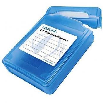 LogiLink UA0133 - Funda de protección para disco duro de 3.5, azul
