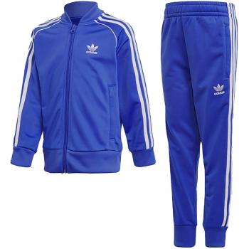 Adidas L TRF SST - Chándal, Unisex Infantil, Azul
