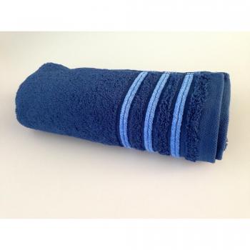 Atenas Toalla de Rizo Altea 50x100cm 100% algodón y 550Gr/m2 Color Marino-Azul